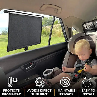 Retractable Window Roller Sunshade For Truck/car/SUV/bedroom/kitchen/living room/office Marnetic