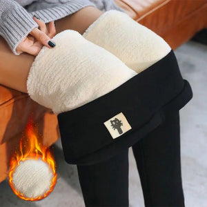 Winter Thermal Leggings High Waisted Pants For Women marnetic