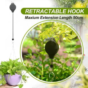 Plant Pulley Set For Garden Baskets Pots, Birds Feeder marnetic