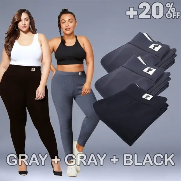Winter Thermal Leggings High Waisted Pants For Women marnetic