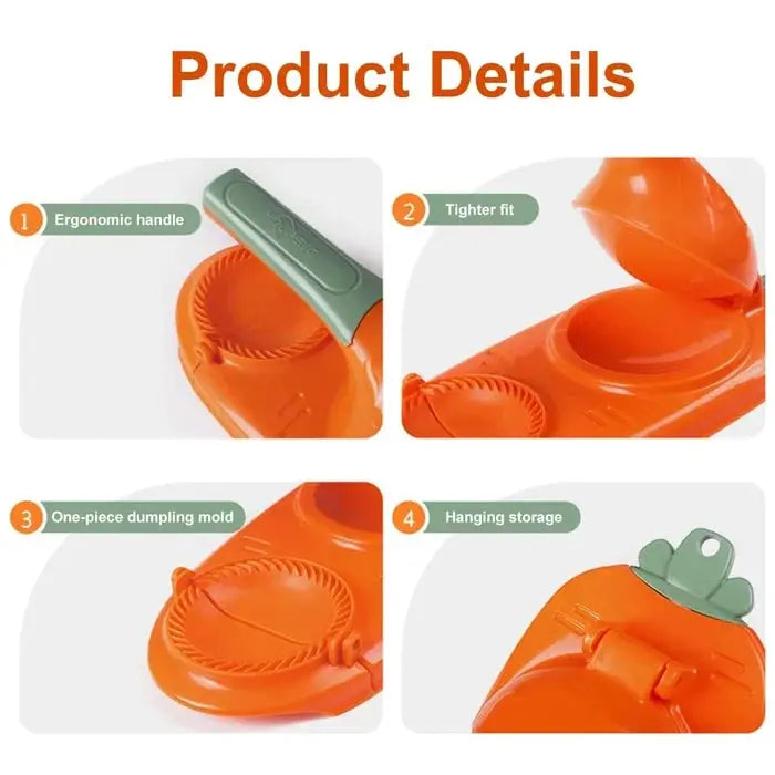 Dumpling Mould with Dumpling Skin Maker marnetic