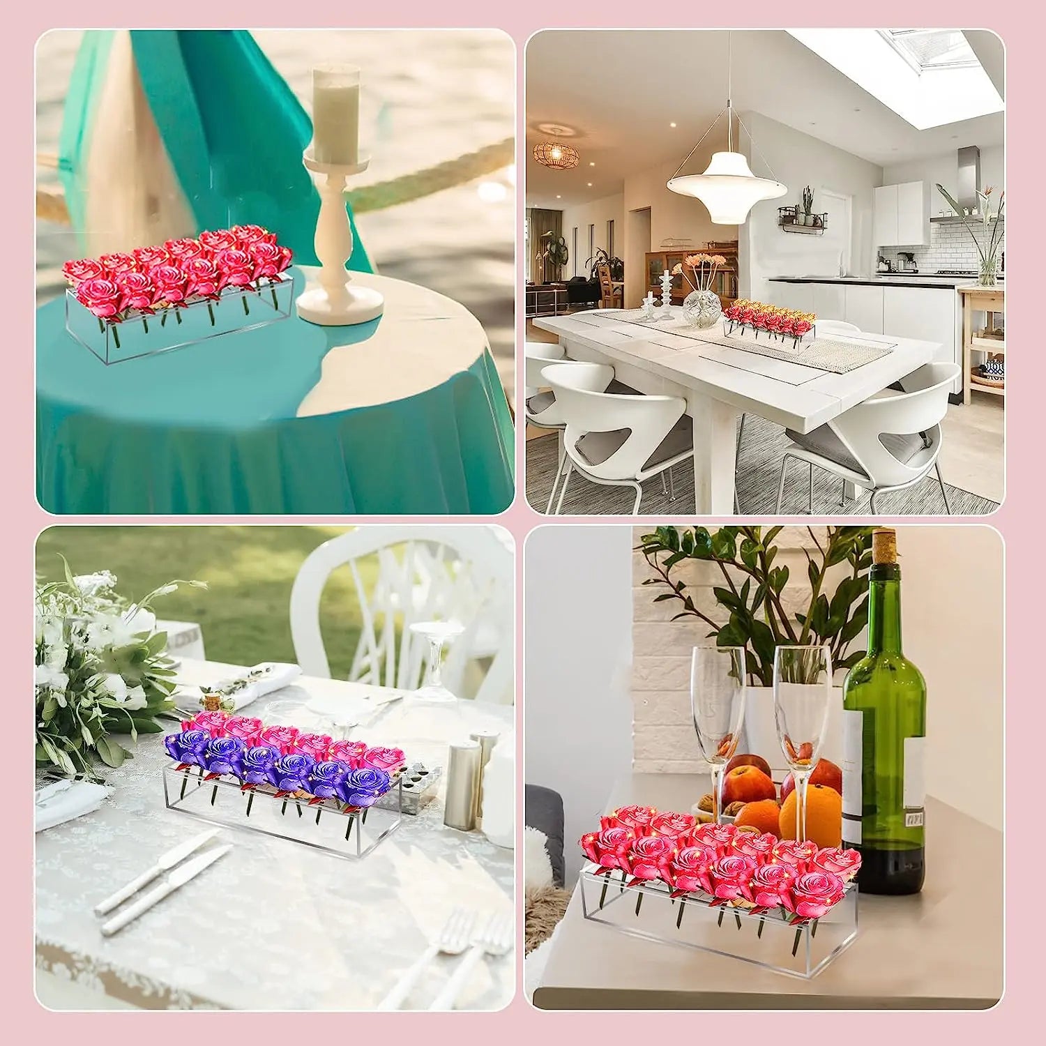 💓Mother's Day Gift - Clear Acrylic Flower Vase Marnetic