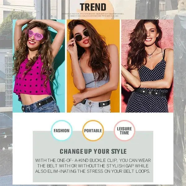 Buckle-free Invisible Elastic Waist Belts Marnetic