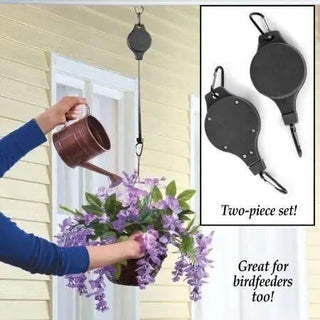 Plant Pulley Set For Garden Baskets Pots, Birds Feeder marnetic