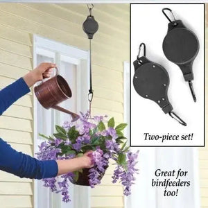 Plant Pulley Set For Garden Baskets Pots, Birds Feeder marnetic