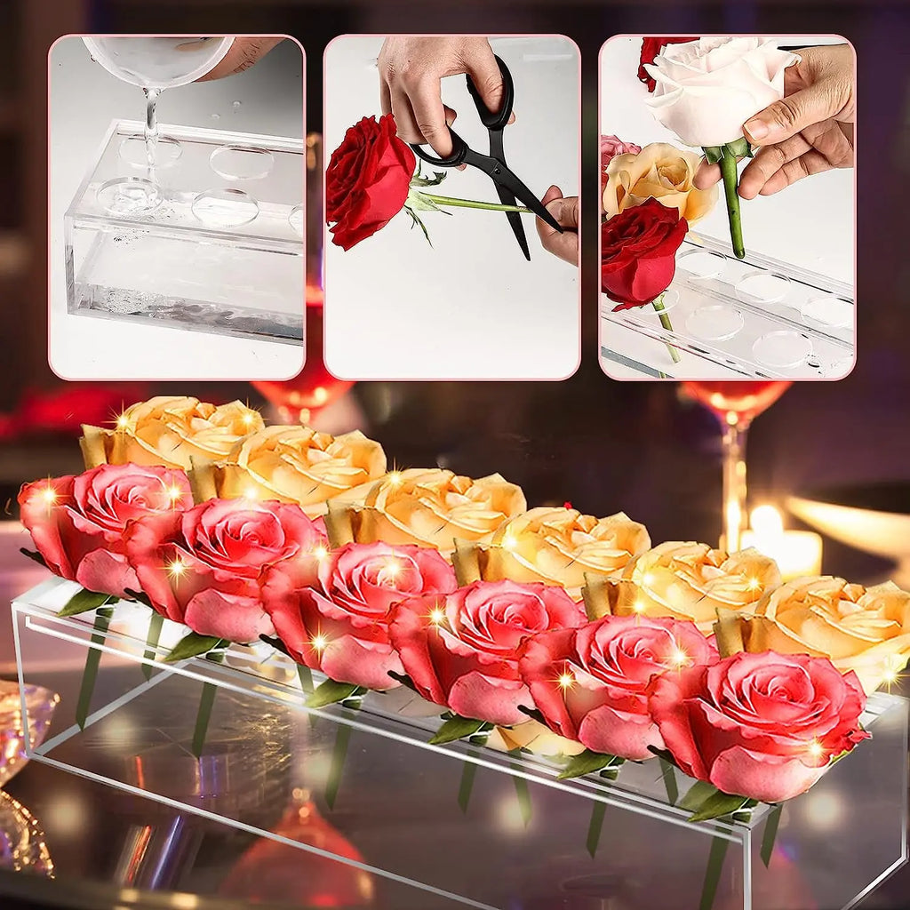 💓Mother's Day Gift - Clear Acrylic Flower Vase Marnetic