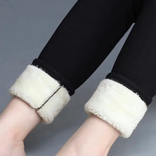 Winter Thermal Leggings High Waisted Pants For Women marnetic
