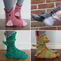 3D Knit Crocodile Socks marnetic