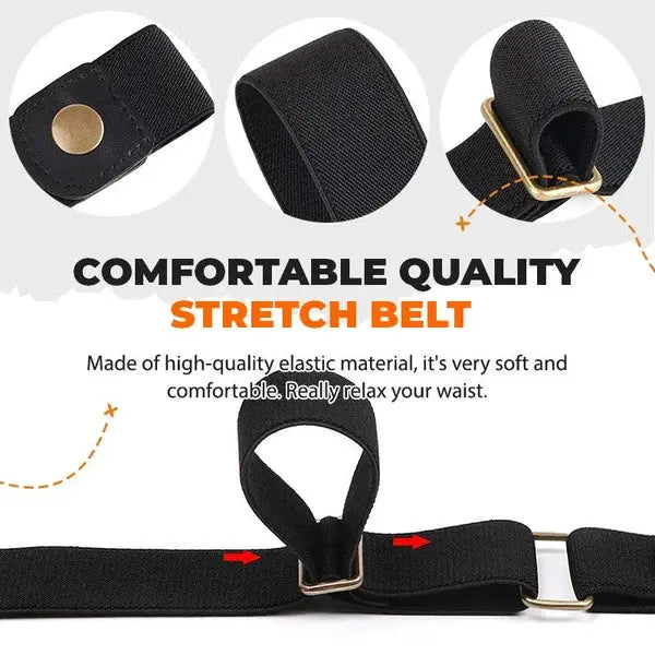 Buckle-free Invisible Elastic Waist Belts Marnetic