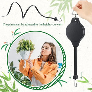 Plant Pulley Set For Garden Baskets Pots, Birds Feeder marnetic