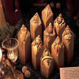 Heaven Nativity Tree Pillar Statues (9pcs) marnetic