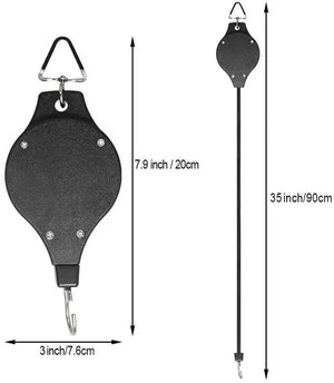 Plant Pulley Set For Garden Baskets Pots, Birds Feeder marnetic