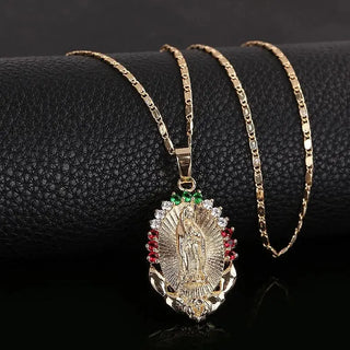 Virgin Mary Pendant Necklace Marnetic
