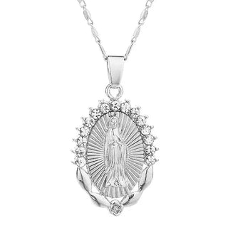Virgin Mary Pendant Necklace Marnetic
