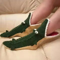 3D Knit Crocodile Socks marnetic