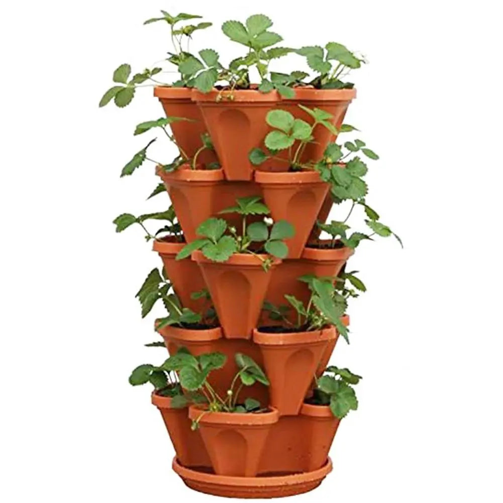 Flower Tower™ Vertical Stacking Plant Pots Marnetic
